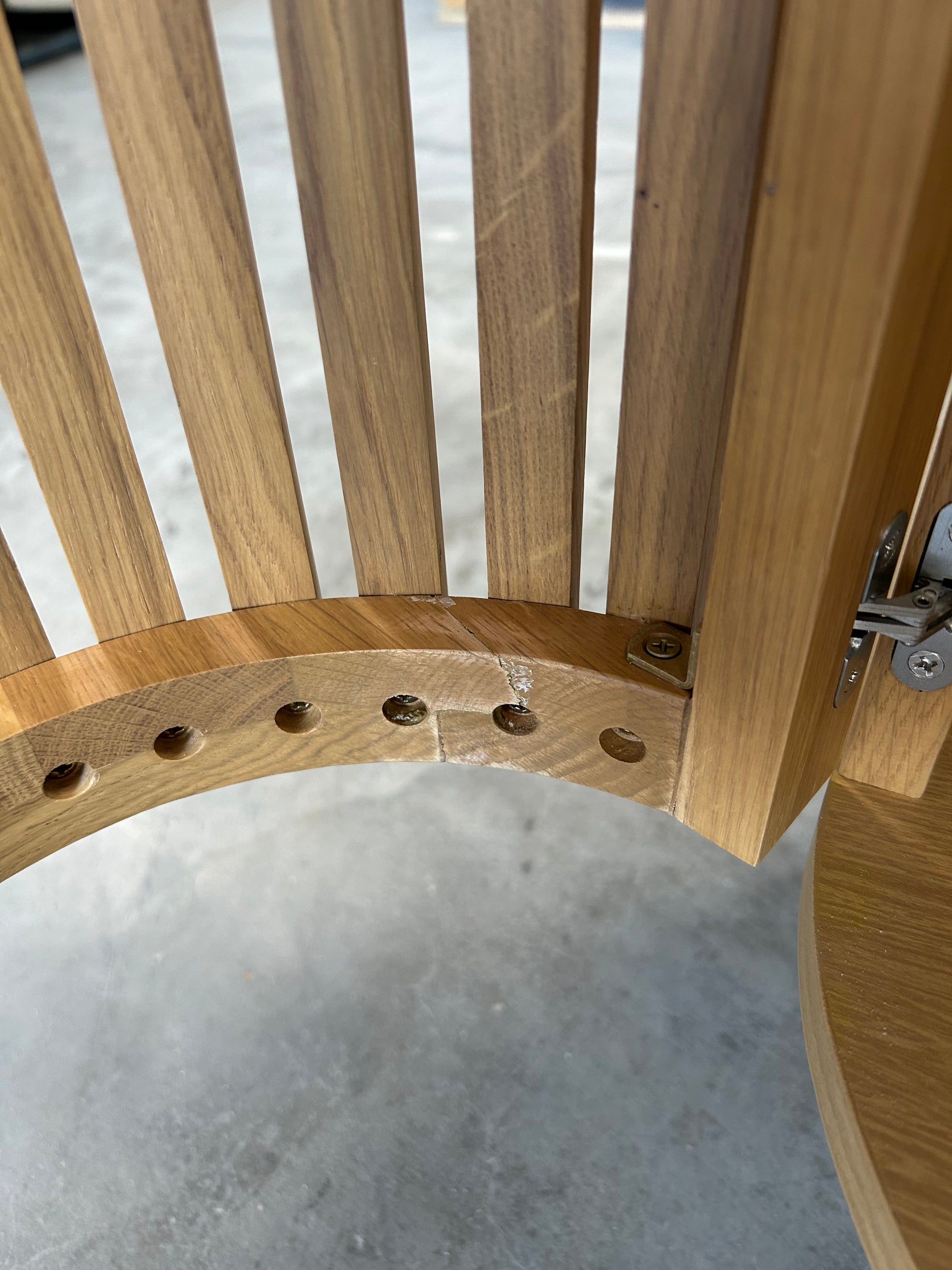 John Lewis Small Slatted TV Stand for TVs up to 60", Oak