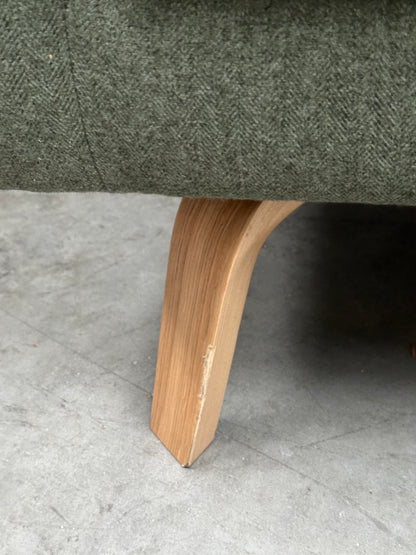 John Lewis Archie II Armchair Brushed Tweed Green