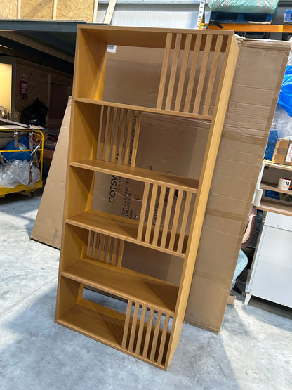 John Lewis Line Bookcase, Natural