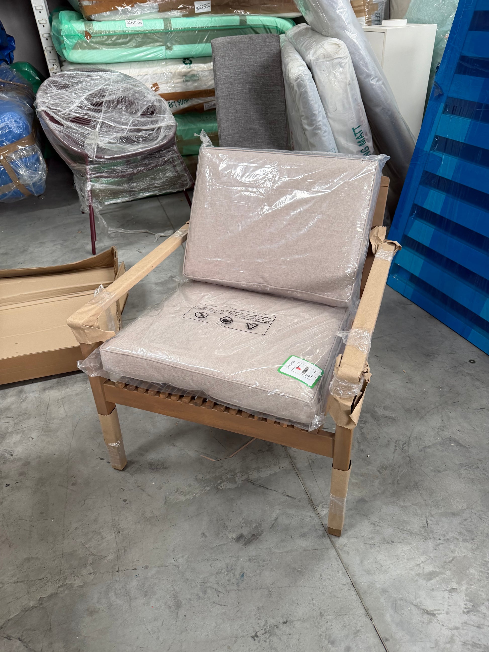 John Lewis Mona Garden Lounge Chair Acacia Wood Natural