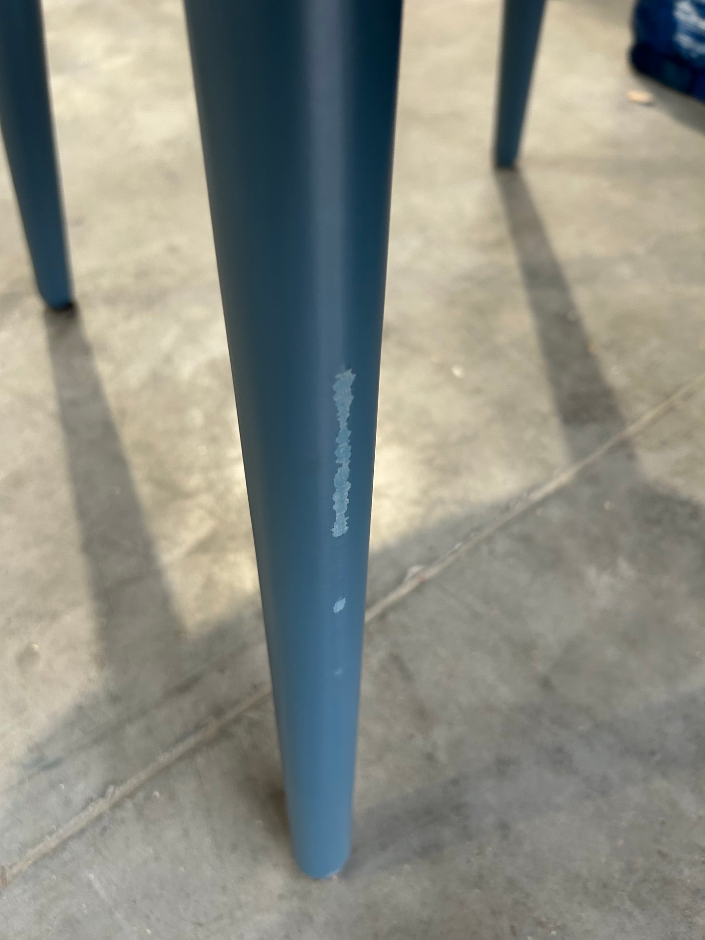 John Lewis Spindle Dining Chair, Set of 2, Blue, FSC-Certified