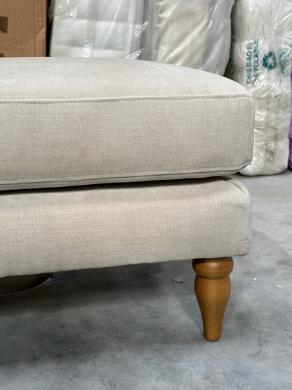 John Lewis Bailey II Footstool Aquaclean Titan Natural
