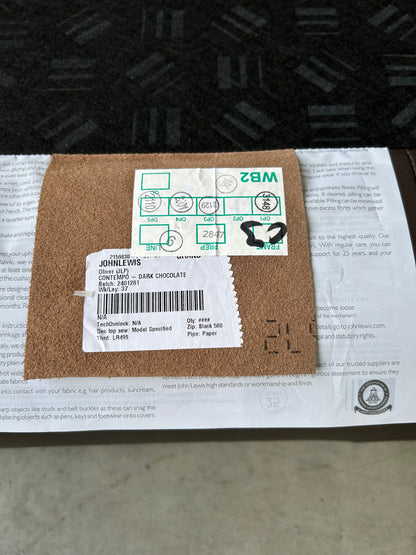 John Lewis Oliver Grand 4 Seater Leather Sofa, Dark Leg Dark Chocolate