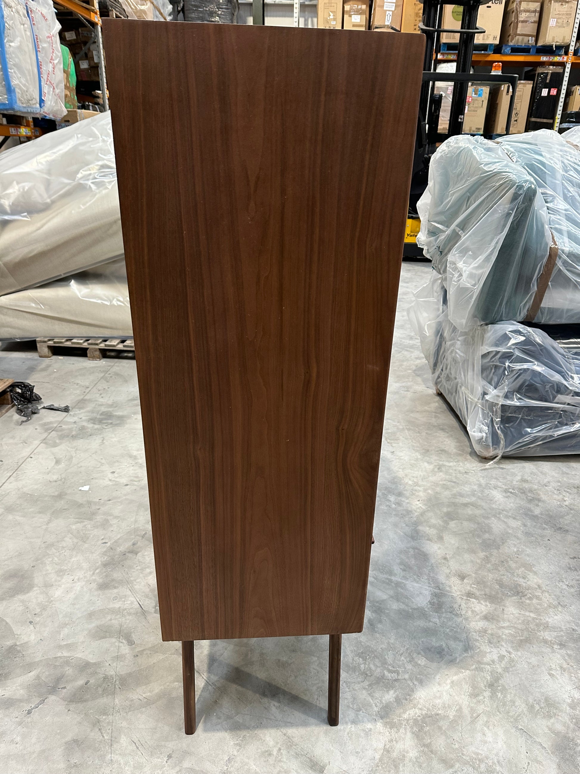 John Lewis Cara 2 Door,2 Drawer Highboard, American Black Walnut