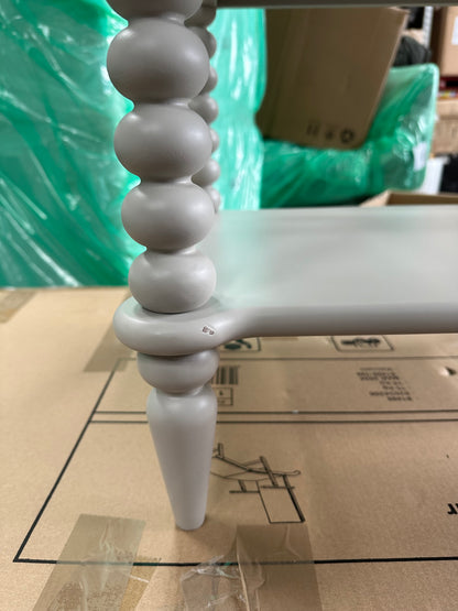 John Lewis Bobbin 1 Drawer Bedside Table Grey