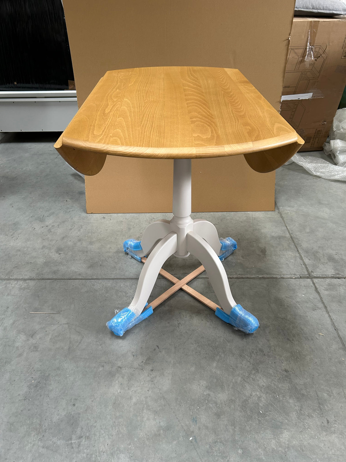 John Lewis Clayton 2-4 Seater Drop Leaf Round Dining Table, FSC-Certifie