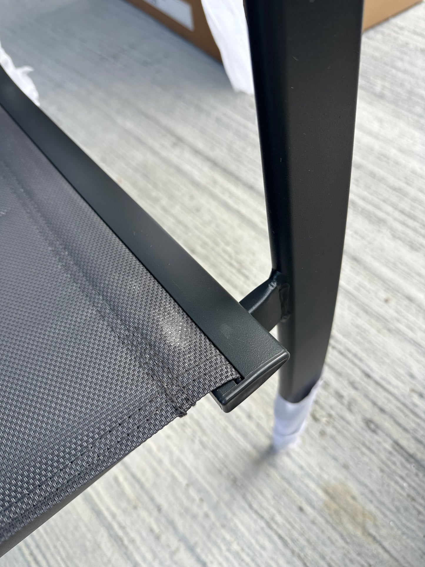 John Lewis Tampa Garden Dining Chair, Set of 2, Grey