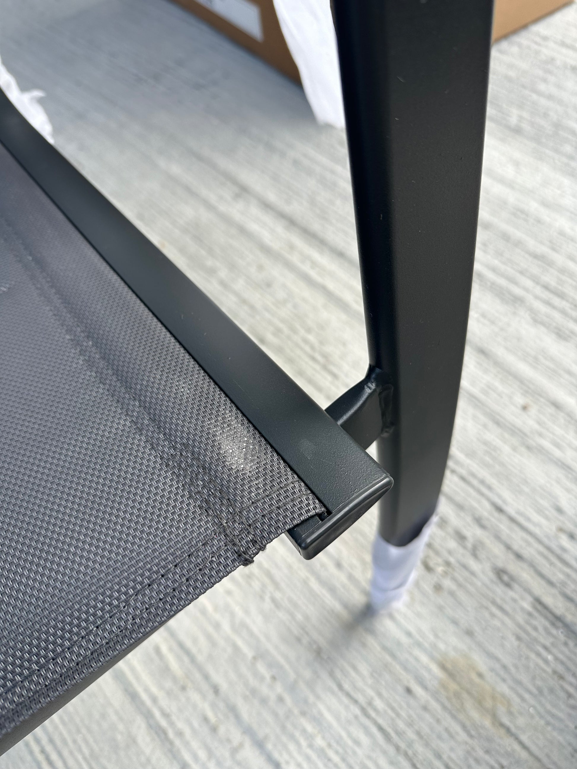 John Lewis Tampa Garden Dining Chair, Set of 2, Grey