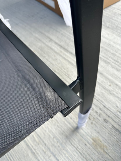 John Lewis Tampa Garden Dining Chair, Set of 2, Grey