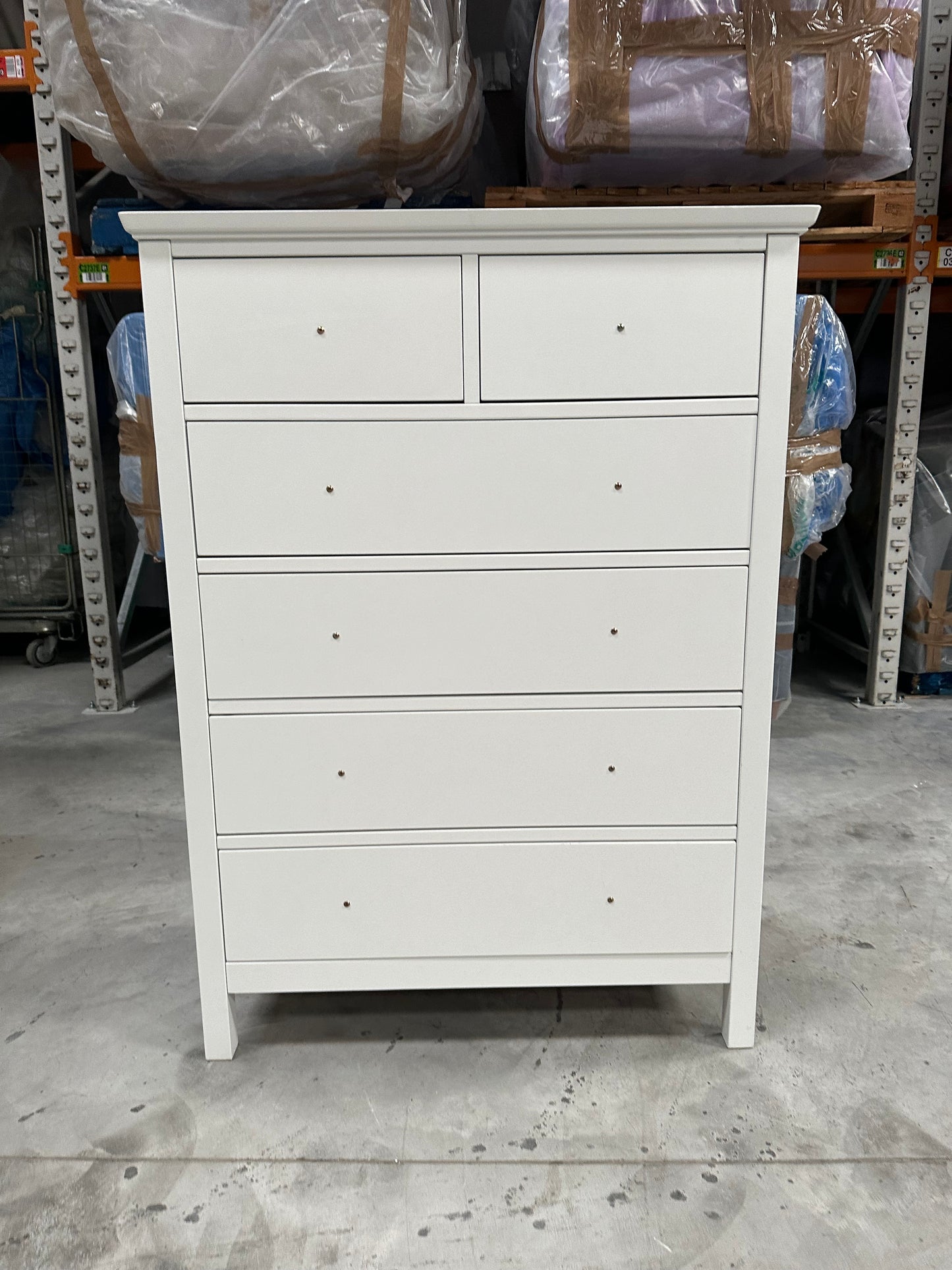 John Lewis Wilton 6 Drawer Chest White