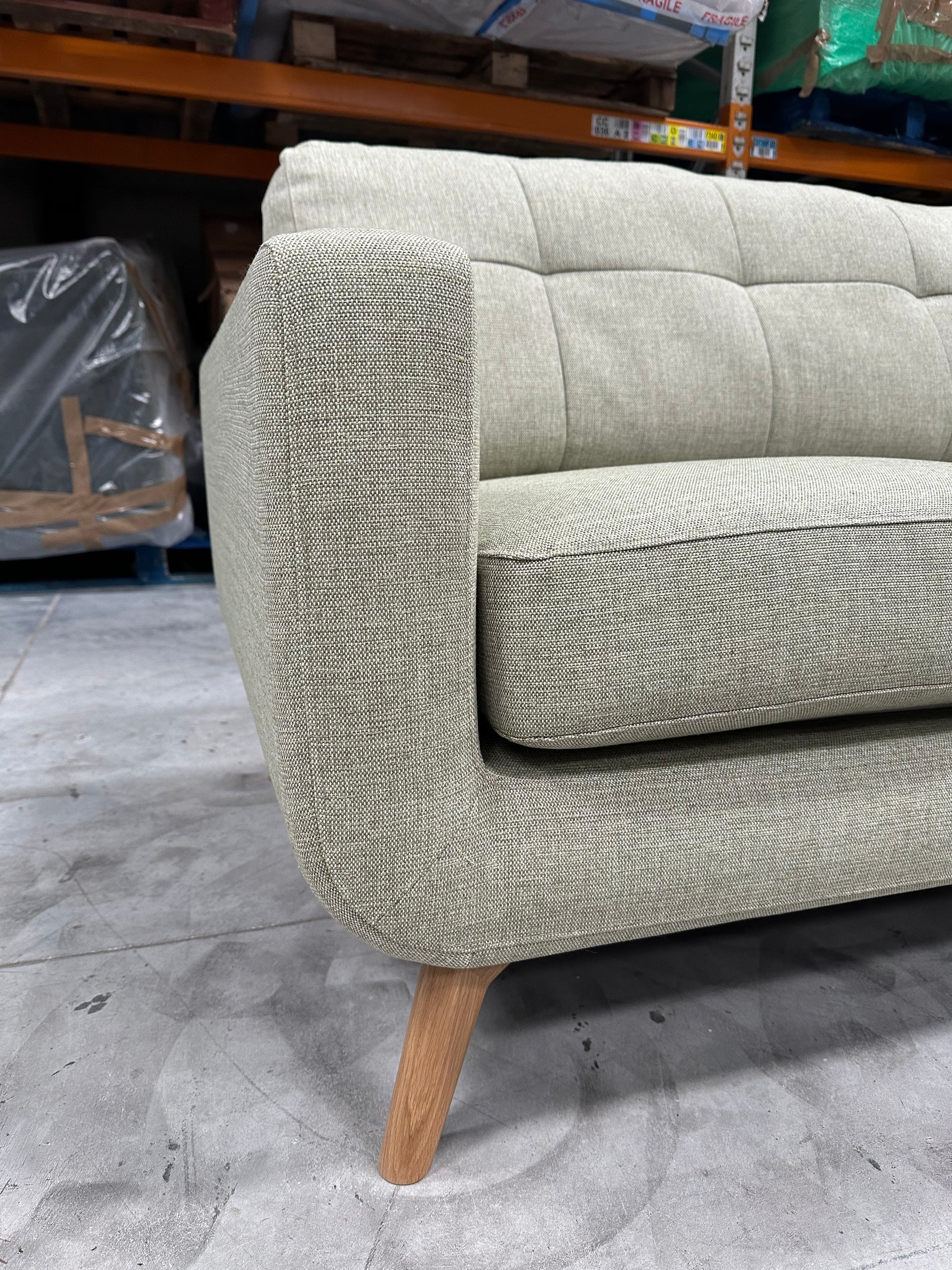 John Lewis Barbican Small 2 Seater Sofa Aquaclean Aston Green