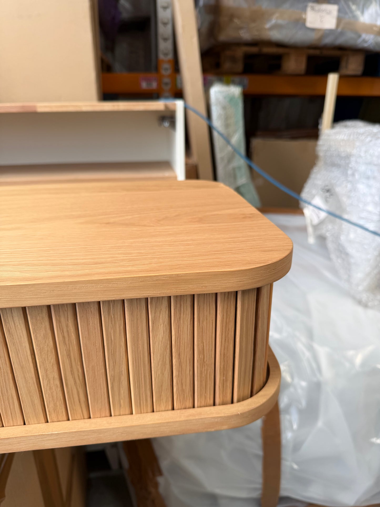 John Lewis Grayson Storage Console Table Oak