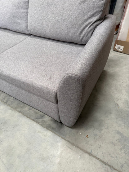 John Lewis Sofa Bed with Storage Sansa Splayed Arm in Tweed