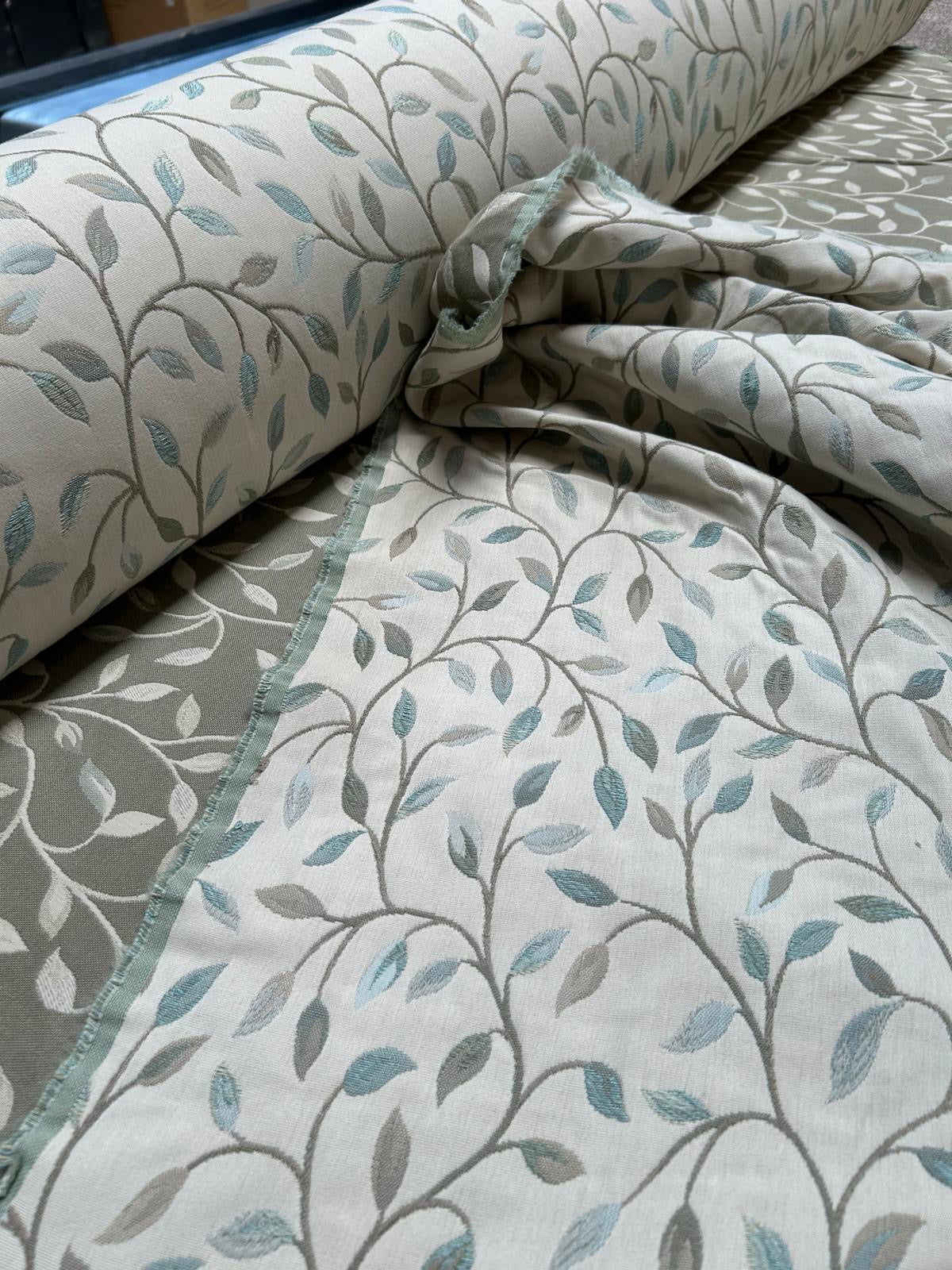 Voyage Cervino Furnishing Fabric, Duck Egg 33m at £56 a metre