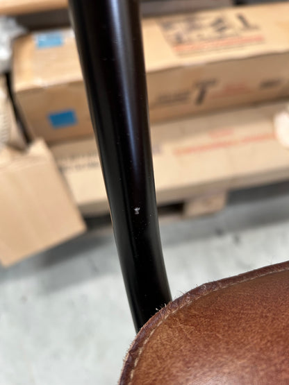 nkuku Ukari Counter Chair Chocolate Brown - LIST