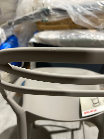 Kartell Philippe Starck for Kartell Masters Bar Stool, Grey