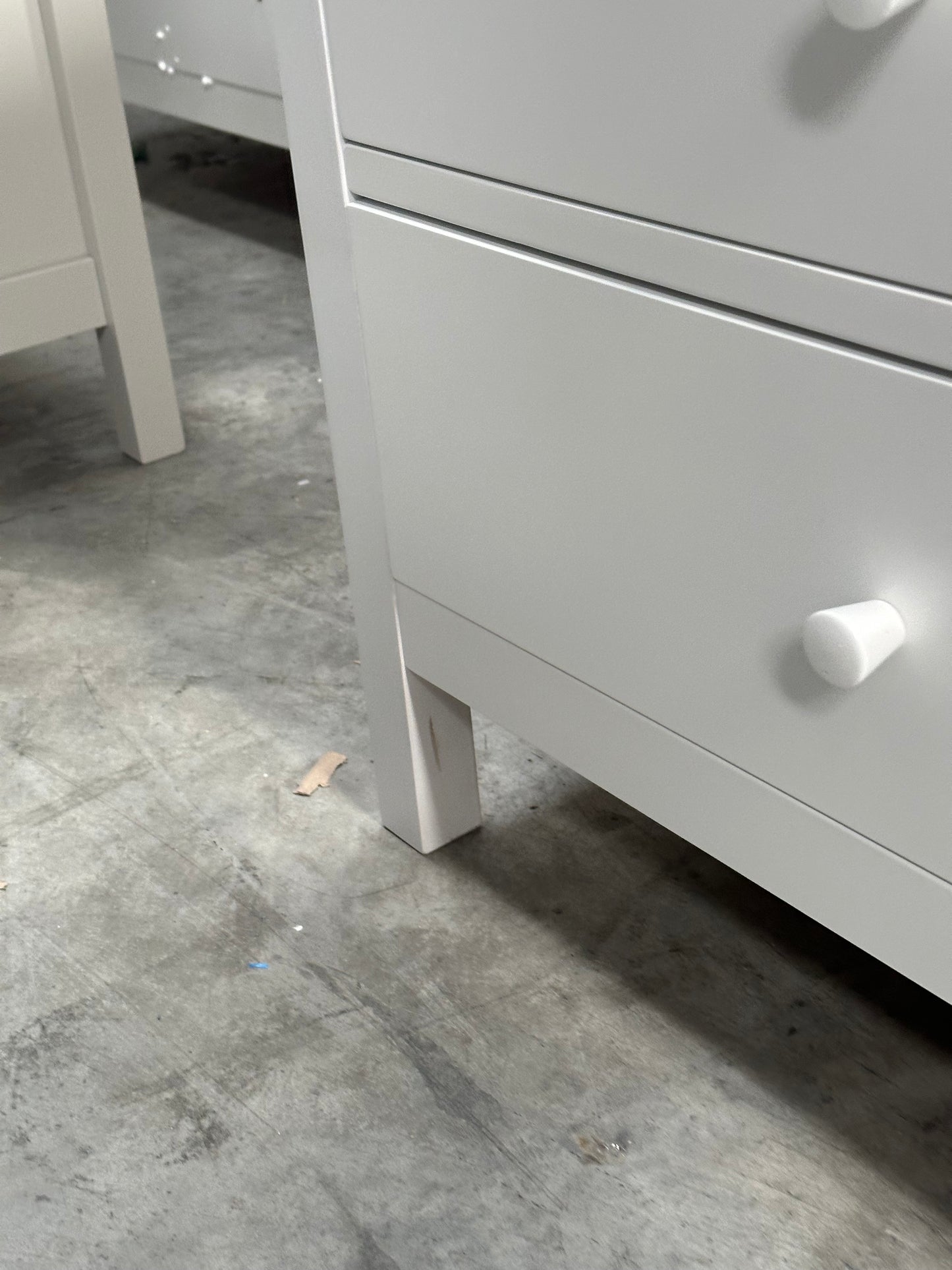 John Lewis Chest of Drawer White Wilton 7 Drawer Chest