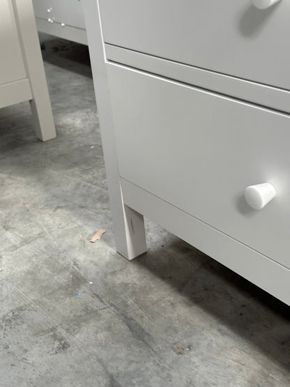 John Lewis Chest of Drawer White Wilton 7 Drawer Chest