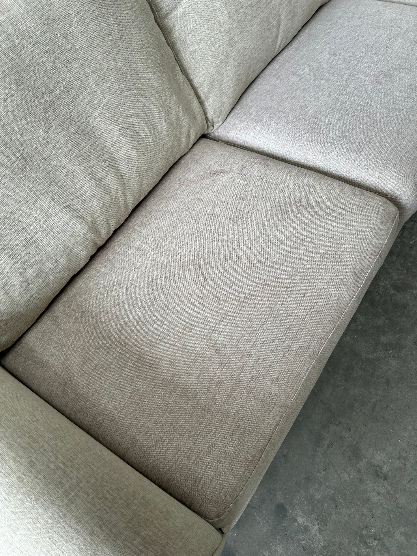 John Lewis Camber Large 3 Seater Sofa Aquaclean Matilda Natural