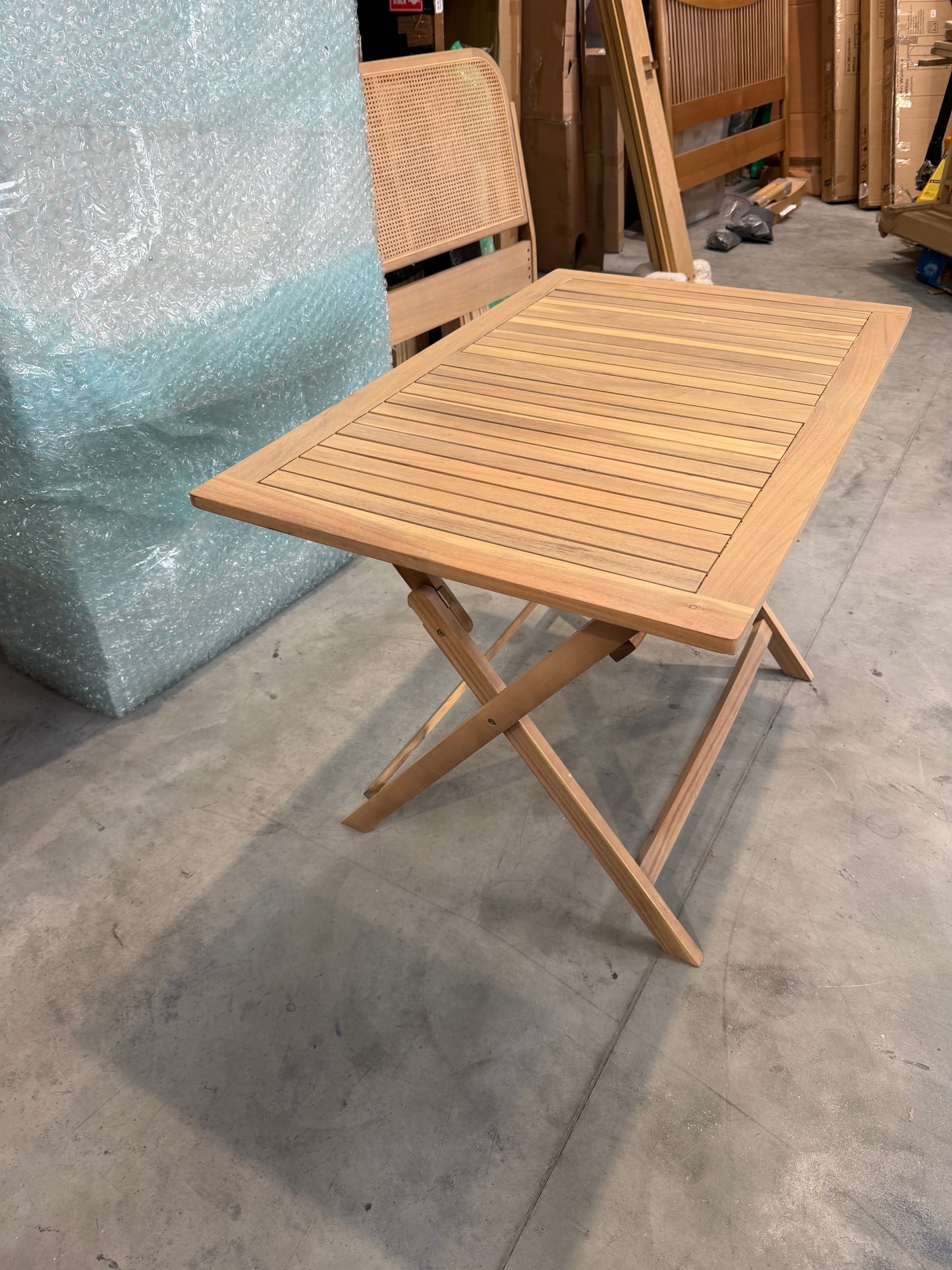 John Lewis ANYDAY Acacia Wood Folda Dan list
