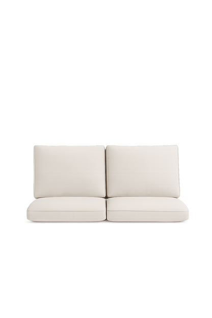 John Lewis Mona 2-Seater Garden Sofa REPLACEMENT CUSHIONS ONLY – Natural – Brand New