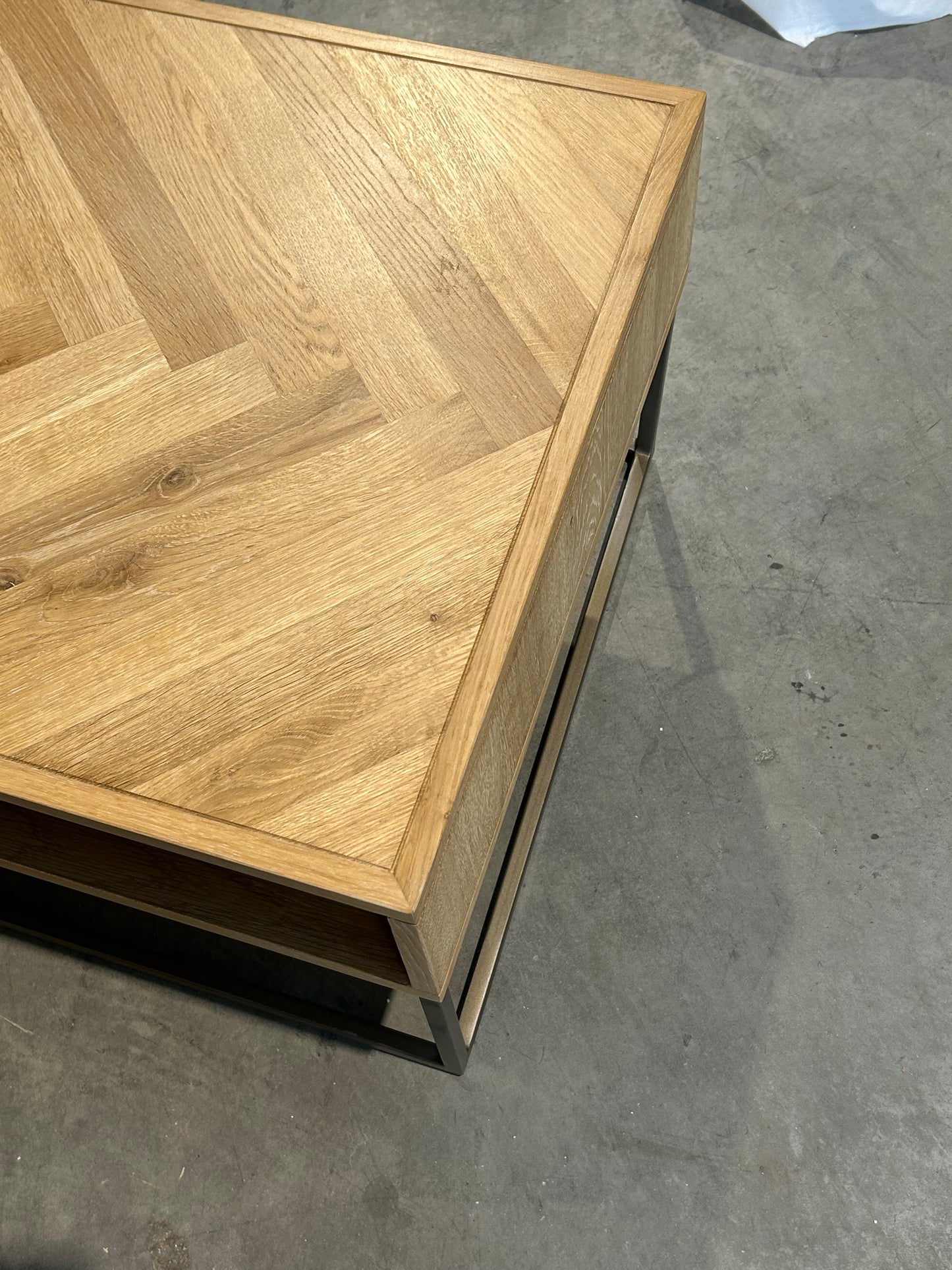 John Lewis Coffee Table Estate 2 Drawer Oak Wood  Natural