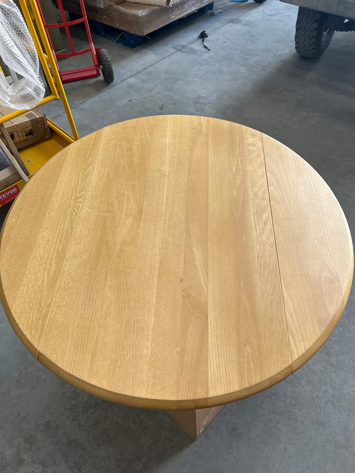 John Lewis Clayton 2-4 Seater Drop Leaf Round Dining Table, FSC-Certified (Beech Wood)