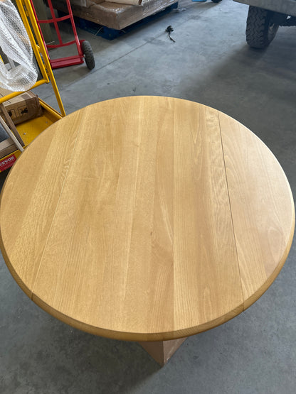 John Lewis Clayton 2-4 Seater Drop Leaf Round Dining Table, FSC-Certified (Beech Wood)