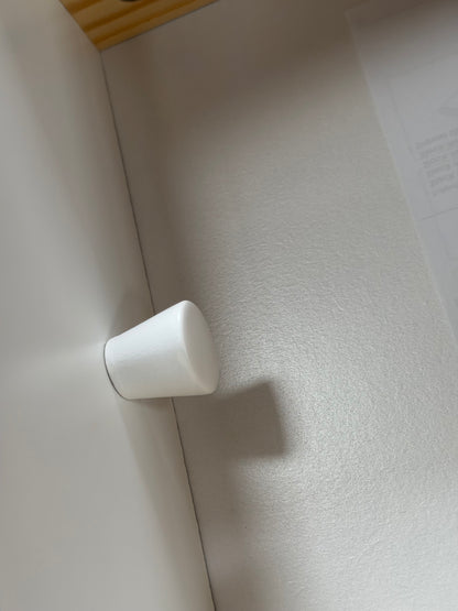 John Lewis Wilton 2 Drawer Bedside Cabinet White Bedroom
