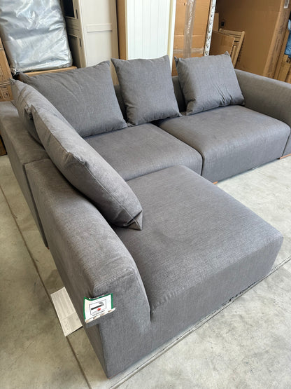 John Lewis Tokyo Medium LHF Corner Group SOFT WEAVE STEEL