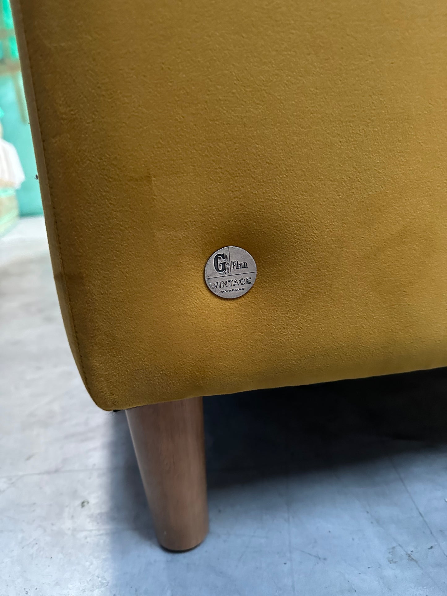 G Plan Vintage The Fifty Four Large 3 Seater Sofa Bed, Plush Turmeric