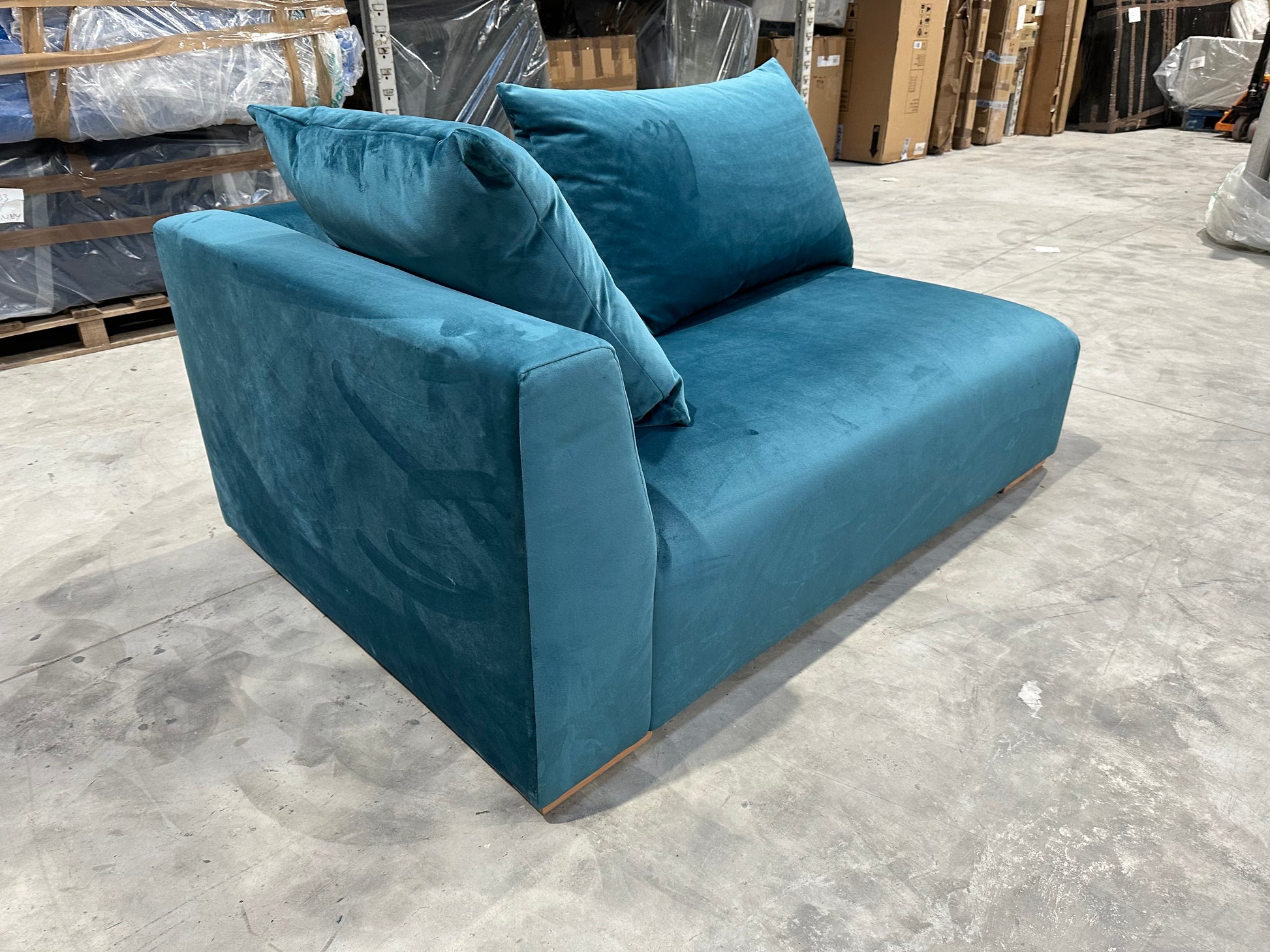 John Lewis Tokyo LHF Grand Modular Arm Unit In Teal