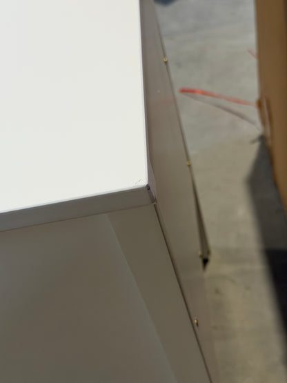 John Lewis Wilton 2 Drawer Bedside Cabinet, White