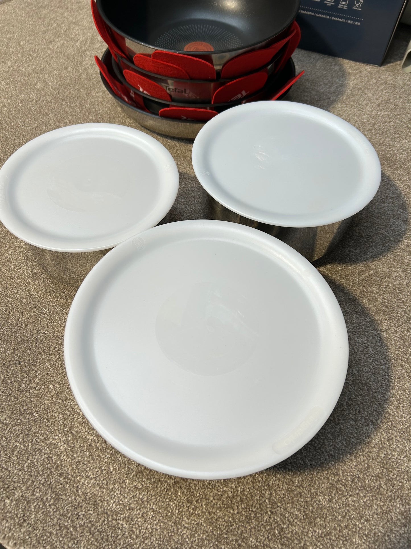 Tefal Ingenio Emotion Stainless Steel Pans, Lids & Utensils Set, 22 Piece