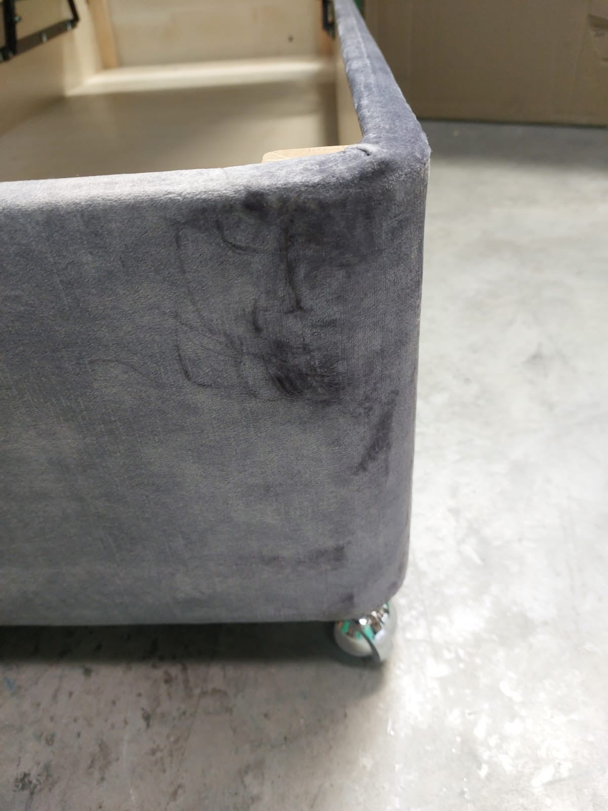 TEMPUR® Suffolk Ottoman Bed, King Size, Armour