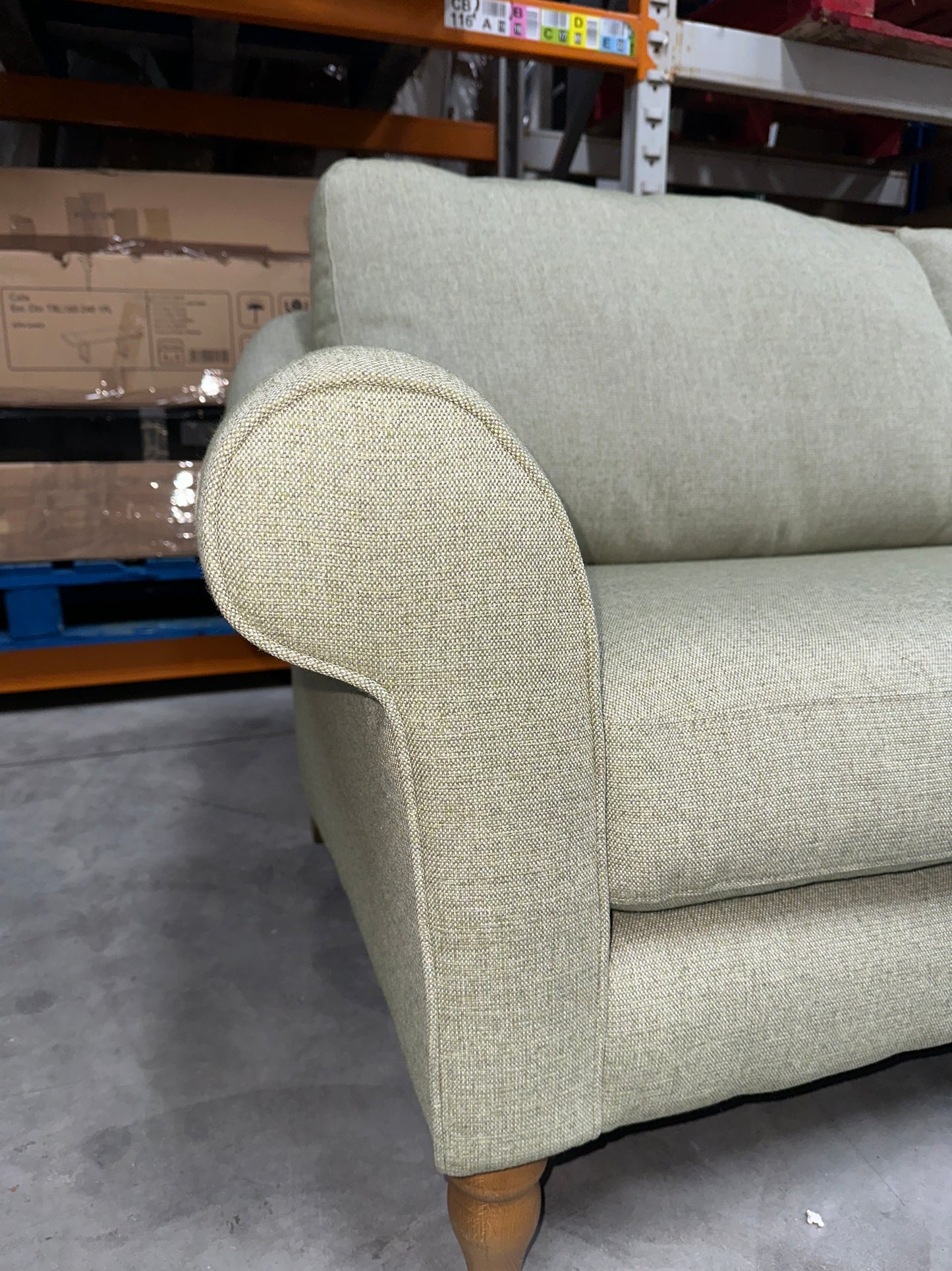 John Lewis Camber Grand 4 Seater Sofa Aquaclean Aston Green