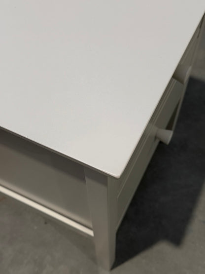 John Lewis Wilton 2 Drawer Bedside Cabinet, Linen