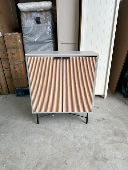 John Lewis Ridge 2 Door Cabinet Grey