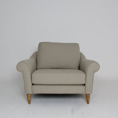 John Lewis Camber Armchair in Chunky Chenille Natural