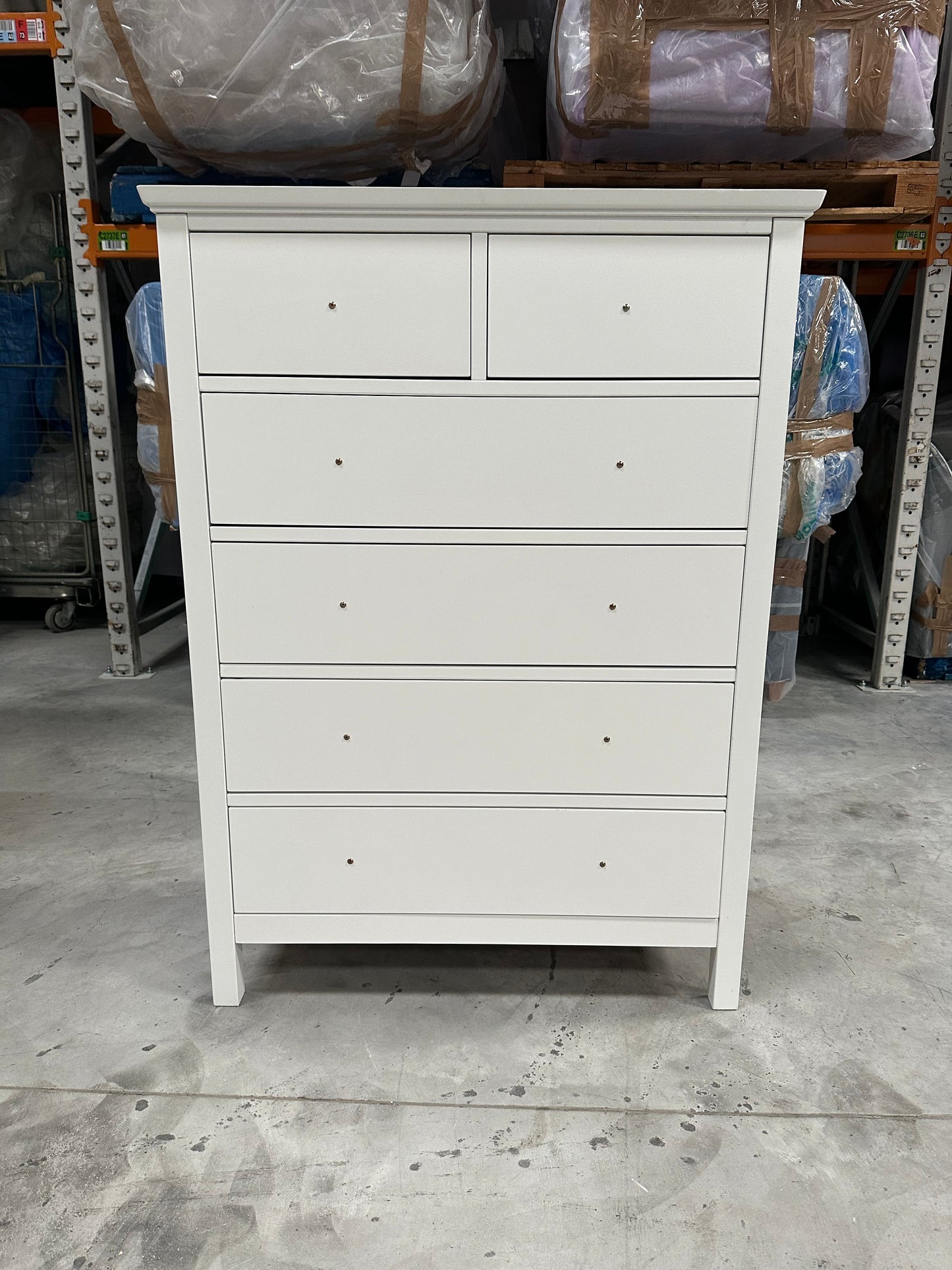 John Lewis Wilton 6 Drawer Chest White
