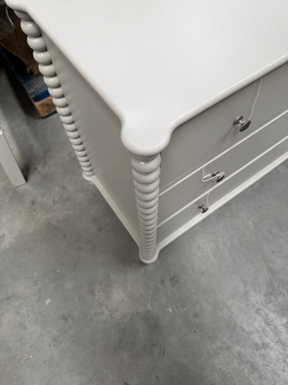 John Lewis Chest of Drawers Bobbin 3 Drawer Grey