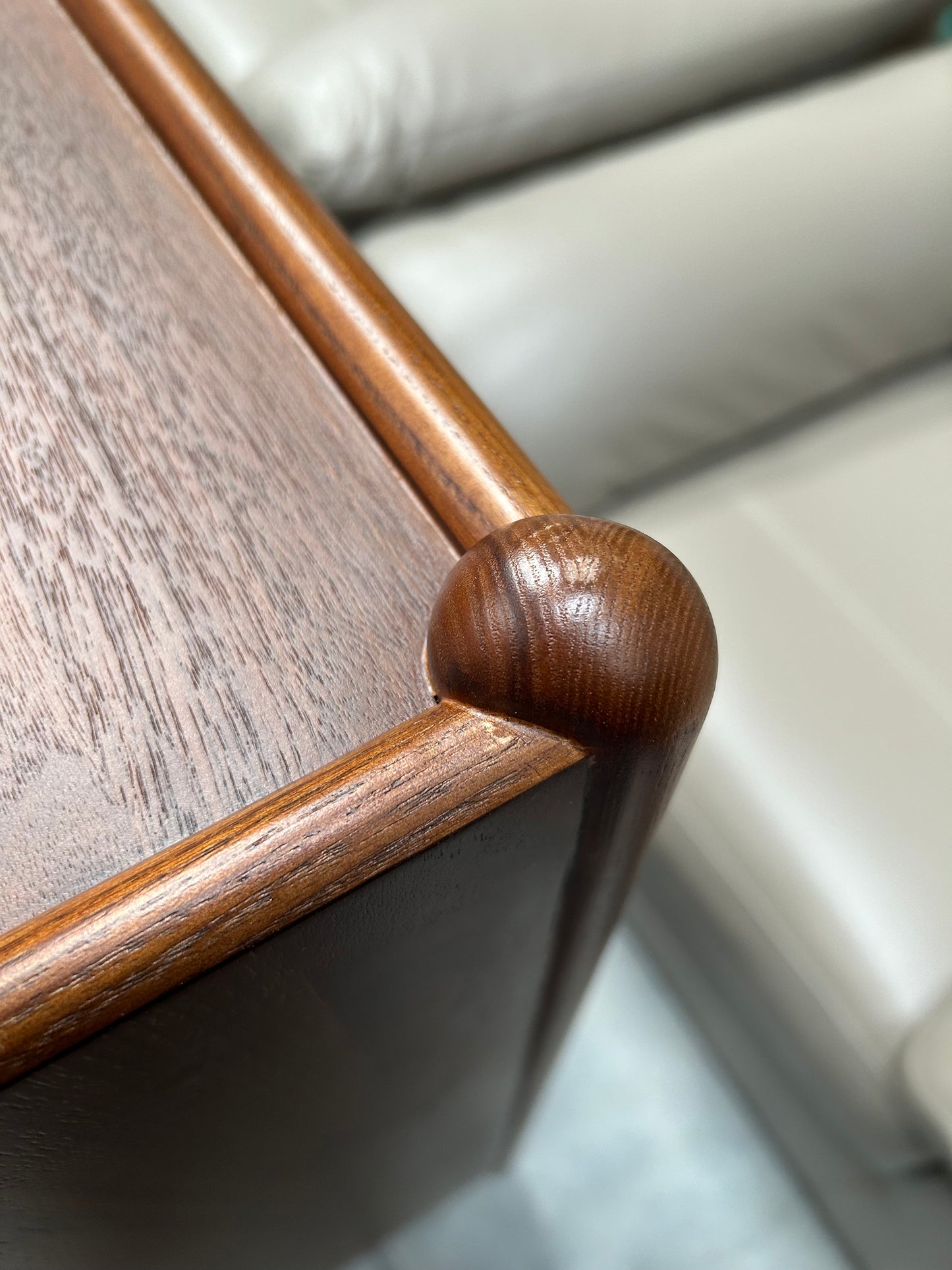John Lewis Scandi 5 Drawer Wood Chest, Walnut Finish