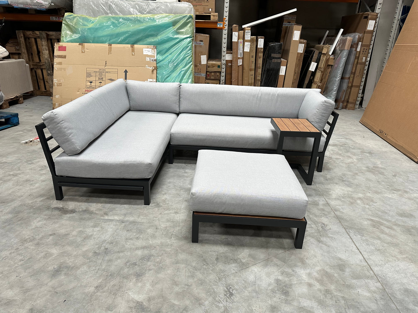 John Lewis Platform Modular 4-Seater Garden Lounging Set