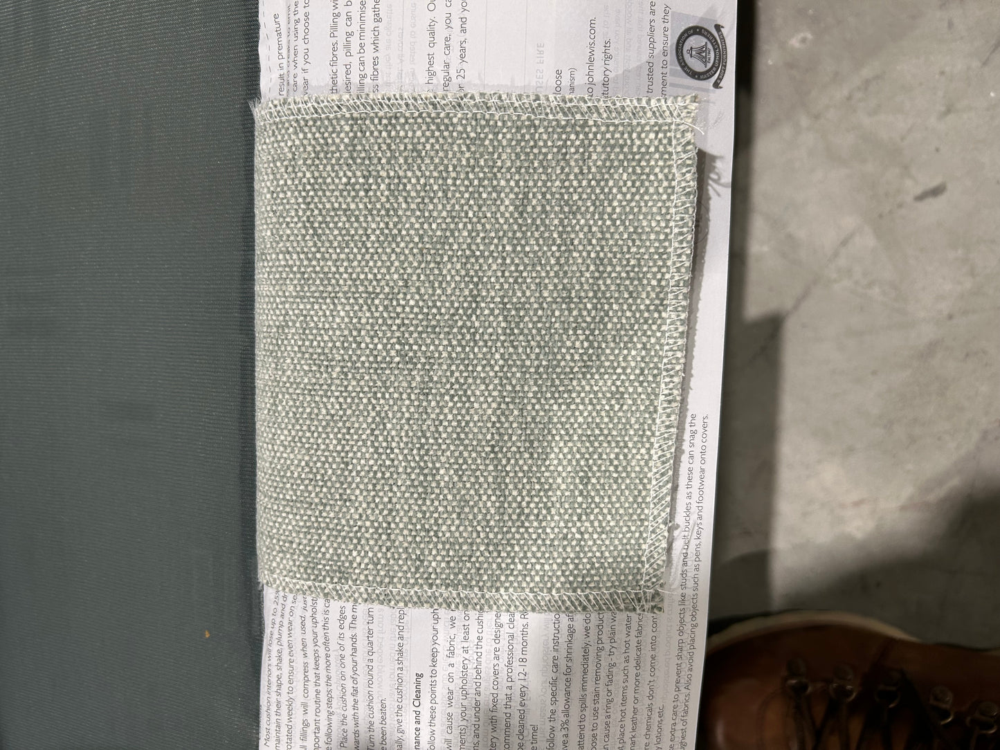 John Lewis Mellow Grand 4 Seater Sofa Aquaclean Sea Grass