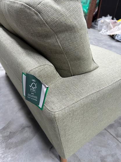John Lewis Barbican Small 2 Seater Sofa Aquaclean Aston Green