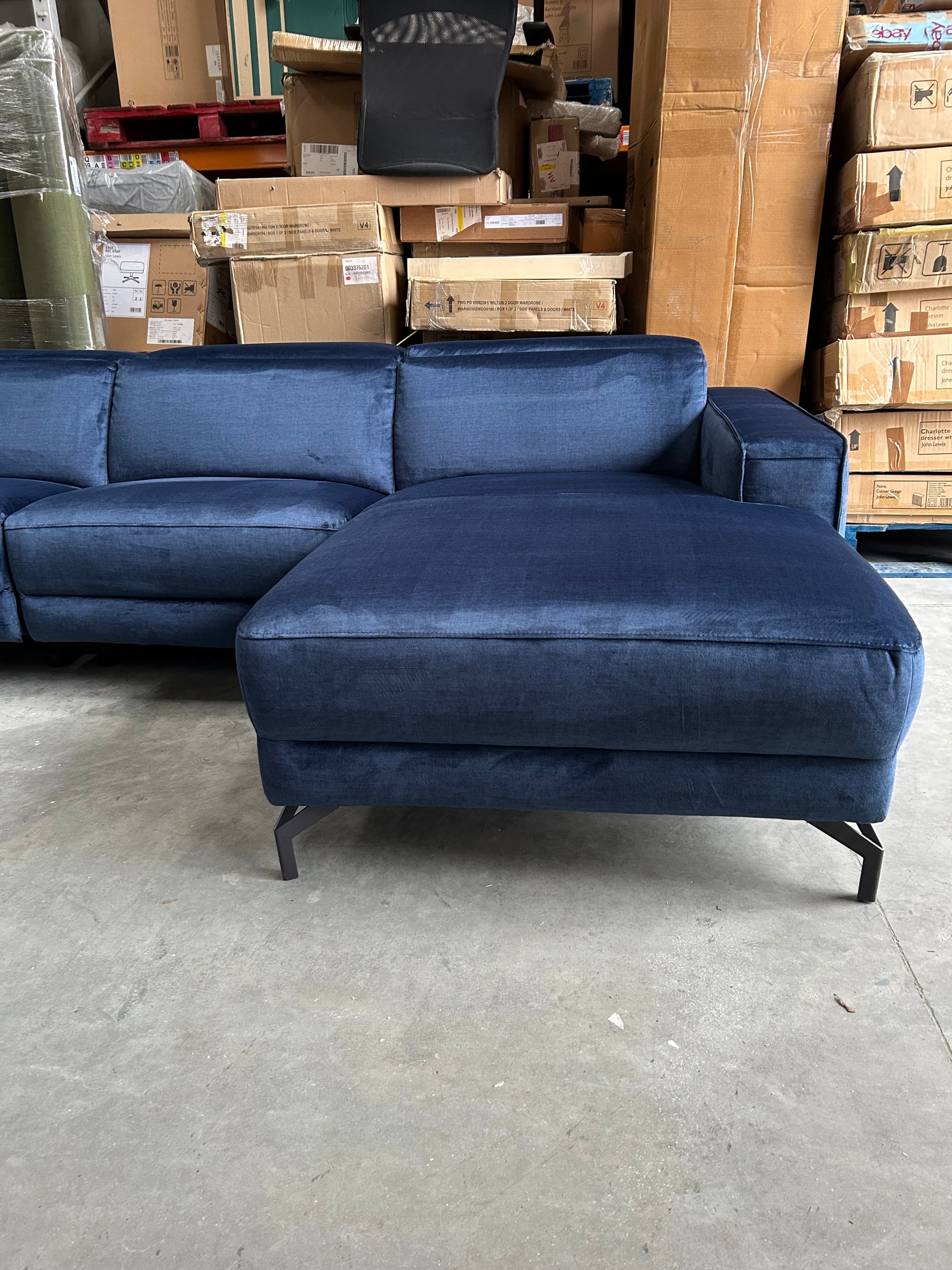 GRADIENT RHF CHAISE NAVY