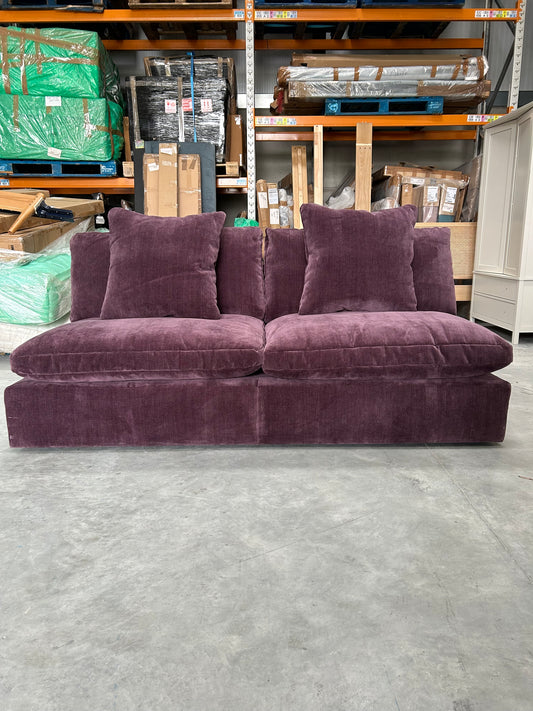 3405670 Mellow UK Sofa Boki, soft chenille, Aubergine, List