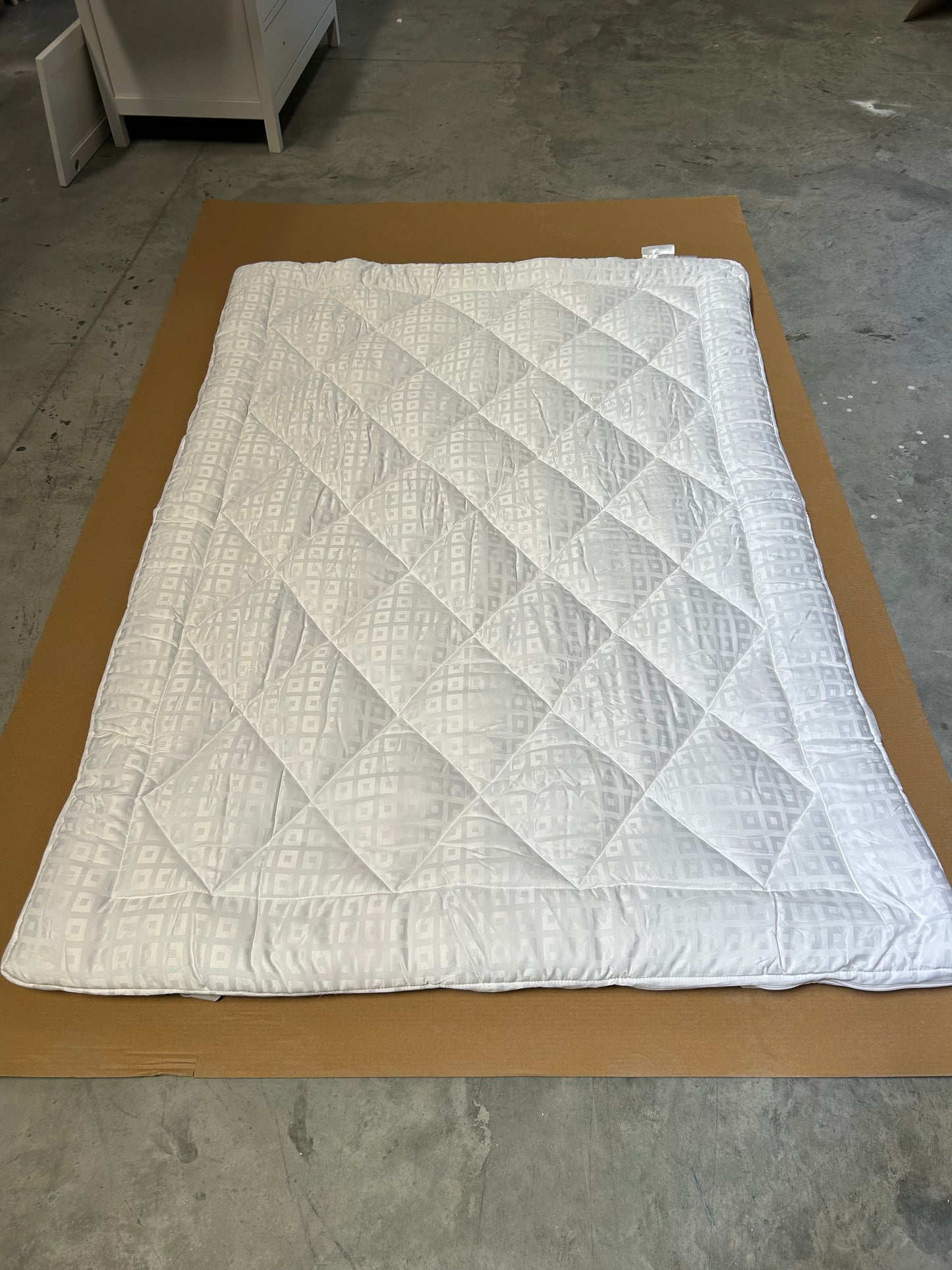 John Lewis Double Mattress Topper Synthetic Soft Touch Washable Dual Layer 6cm Deep