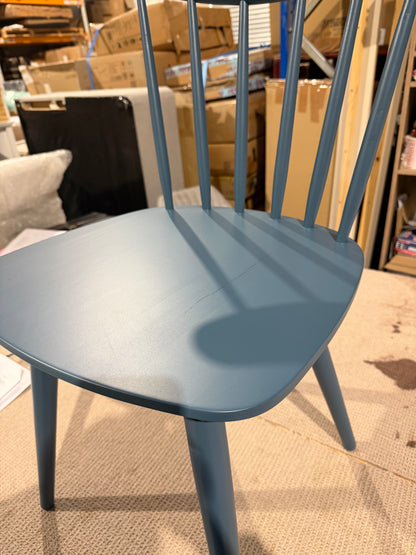 John Lewis Spindle Dining Chair Set of 2 Blue