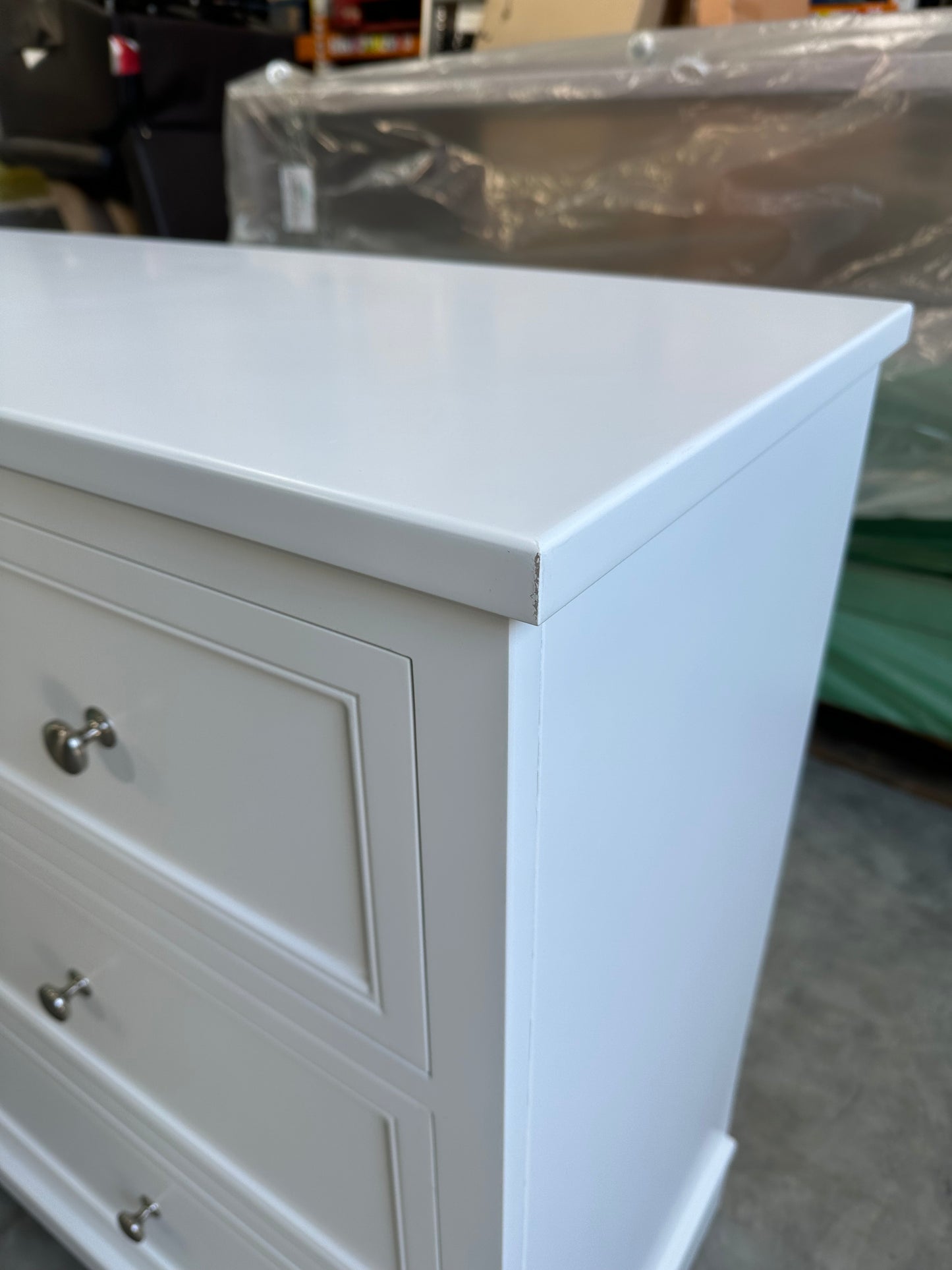 John Lewis St Ives 7 Drawer Chest white 3+4 White